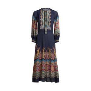 26 SS 에트로 페이즐리 프린트 버튼 프런트 미디 드레스 WRHA043199SP4G8 TP443506039
