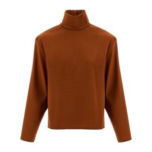 생로랑 하이넥 스트럭처 숄더 스웨터 845857Y5J95 2498