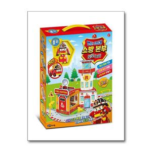 [제이북스]로보카 폴리 변신 구조대 도로 놀이 - 소방 본부