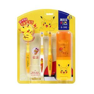[LG생활건강] LG생활건강 페리오키즈 포켓몬 양치세트 3단계(6세이상)피카츄