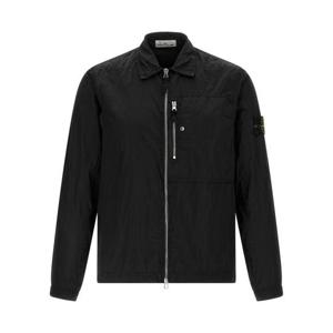 스톤 아일랜드 나일론 메탈 인 에코닐 리제너레이티드 나일론 가