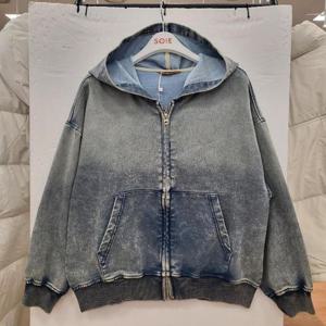 소이 HC22 인디고 쮸리 워싱 집업 점퍼 26S5181