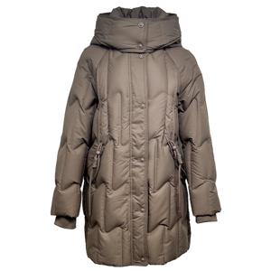 [데시데]볼륨후드 퀼티드 덕다운 점퍼 DOW414