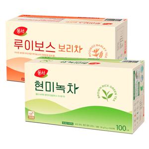 동서 현미녹차 100T+루이보스보리차100T