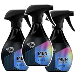 페브리즈 섬유탈취제 파워탈취 쿨아쿠아향 포맨 용기 370ml x3개