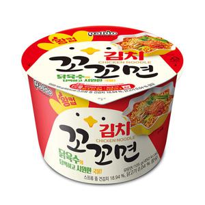 컵라면 큰사발 팔도 김치 꼬꼬면 105g 16개
