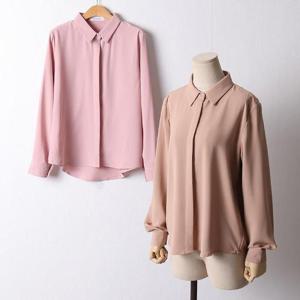 빅사이즈 501 쉬폰소매퍼프블라우스 DITI170