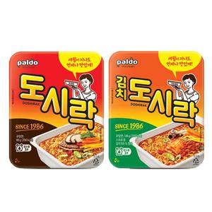 컵라면 소컵 팔도 도시락12개+김치도시락12개 86g 24개