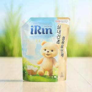 아이린 실내건조 고농축 섬유유연제 리필 2L x 2개 크리스탈블루 퓨어코튼