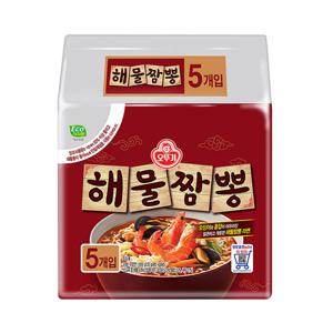 봉지라면 오뚜기 해물짬뽕 120g 40개