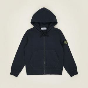 스톤아일랜드  스톤 키즈 와펜 패치 후드 집업 자켓(네이비) K1S16 6100010 S0040 V0020 10,12A