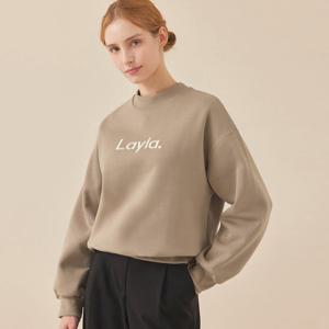 [매긴]레터링 크루넥 기모 티셔츠_PBMF5W1TS6550