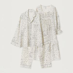 [바풀 주니어]바풀 LL5048-55 커플잠옷 순면 원피스 잠옷 파자마 신혼부부 홈드레스