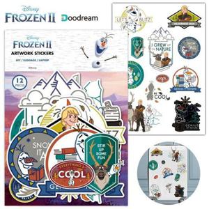 두드림 겨울왕국2 아트웍 스티커 올라프와친구들 12종