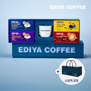 [NEW][이디야] 프리미엄 커피믹스 선물세트 (커피믹스 4종 + 머그컵 세트)