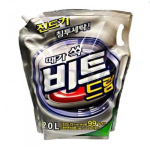 세탁 세제 비트 2L 액체형 세탁기 빨래 의류 세제