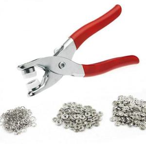 세트 펀치 단추100개 세상간편한 수선 단추펜치 스냅단추 펜치 단추 펀칭