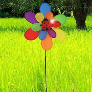 입구장식 정원용바람개비2단무지개천 KC인증상품