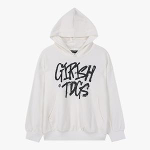 [더데이걸]레터링 박시 후드 맨투맨티셔츠TGMH26101