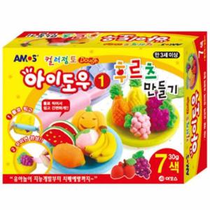 후르츠 만들기 칼라점토 만들기아이도우