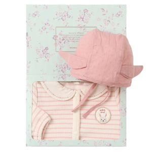 [밍크뮤]PK 스트라이프SET바디슈트 3611260407 36112-604-07 출산백일돌선물