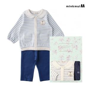 [밍크뮤]BL 스트라이프상하복 3611261002 36112-610-02 출산백일돌선물