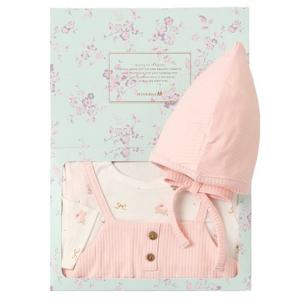 [밍크뮤]WH 리본루루리오셀SET우주복 3637004106 36370-041-06 출산백일돌선물