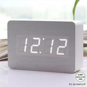 ZEN LED탁상알람시계 BEAT 선물 알람시계 탁상 시계 우드블럭