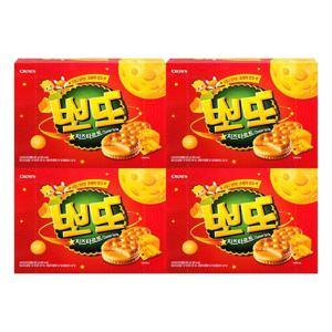 [크라운제과]크라운 뽀또 치즈타르트 322g 4개