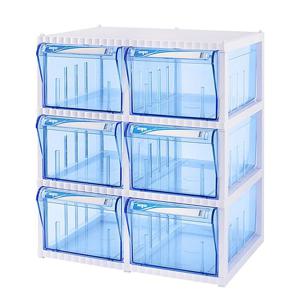 트라이포드 조립형 다용도 정리함 서랍형 CA510-3 다용도정리함 투명함 조립식보관함 조립식 소품정리함