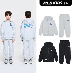 [MLB키즈 공식]26SS 스포티브 베이직 후드 집업 세트 (2color) 7AS2B0461-SET