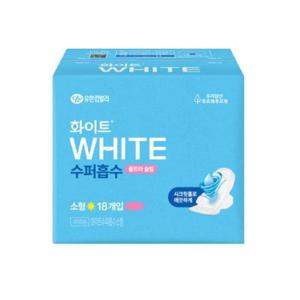 [화이트][화이트] 화이트 수퍼흡수 소형 18P (42929233)