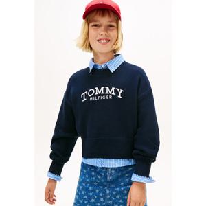 [타미힐피거칠드런] 타미힐피거 키즈 T42G0WWO370GT1 로고 립 스웨트셔츠 T42G0WWO370GT1