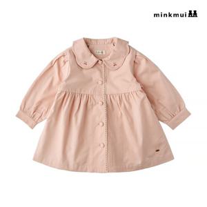 [밍크뮤]PK 체리플라워자수트렌치코트 3611512002 36115-120-02 출산백일돌선물