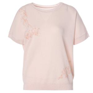 [벨리시앙]비즈장식 라운드넥 반팔니트 KT5208