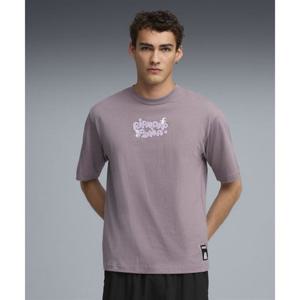 푸마 X 립앤딥 박시 그래픽 티 - 플럼 잼 632413-64 253493