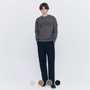 [지오다노]남성 봄 간절기 와이드핏 코튼 치노 팬츠 면바지 116521