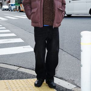 [플랙진]남성 스티즈 M92 웜진 진청바지 블랙진 기모 데님 팬츠 (PJTI4SZM925)