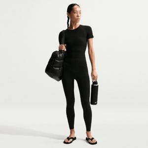 나이키레깅스 WQS II5234-010 젠비 여성 하이웨이스트 7/8 노 프론트 심 레깅스