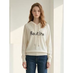 [포커스]레터링 후드니트 FS6A3KT3010