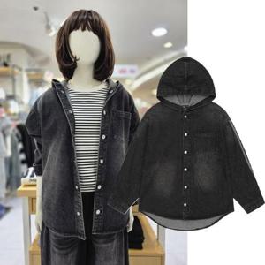 소이 세이브존07 남여2선블랙데님후드점퍼 26S1154