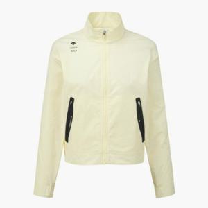 데상트골프자켓 JQS DQ12WFBL26-YELG 여성 홑겹 우븐 점퍼 / Yellow