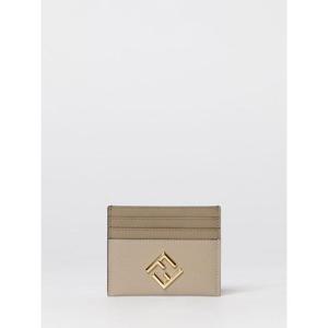 펜디 FF 다이아몬드 레더 플랫 카드 케이스 8M0445ALV4F1N1G GRE