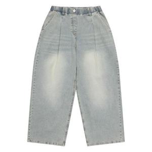 소이주니어 세이브존03 원턱 백폴딩 빅와이드 블루진 26S0256-BL