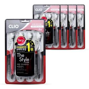 크리오 더스타일 스파이럴 항균 초극세모 칫솔 4개입 5개