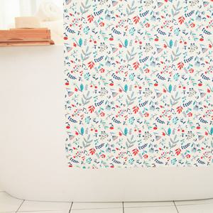 [제이라이프]도로시 욕실 패브릭 샤워커튼 (메탈커튼링 증정)