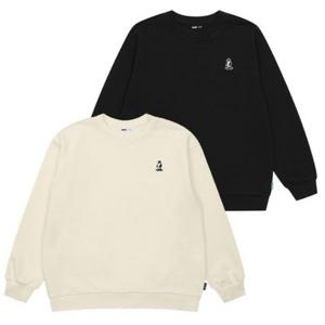 [소이]25S0408 펭귄자수 맨투맨 티 _US