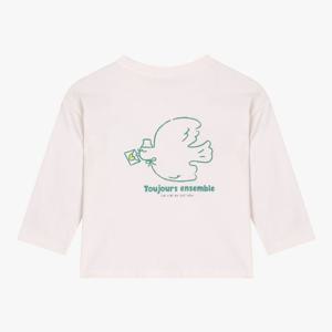 [밀리밤]아이좋아앞뒤아스킨티셔츠(MLLA25S61)