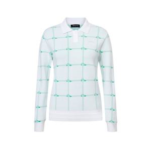 [와이드앵글]여성 CO 전판 체크 폴로넥 스웨터 L  WWP26K51W2