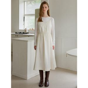 [올리브데올리브] (올리브데올리브)OW4AO816 포인트 자수 뷔스티에 플레어 원피스 OW4AO816